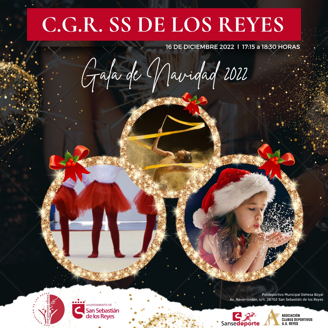 Gala de Navidad del Club Gimnasia Rítmica San Sebastián de los Reyes -  Sanse Deporte